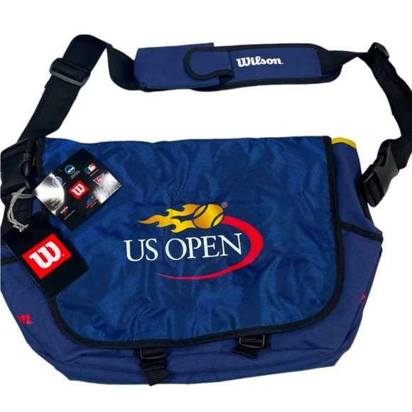 Wilson Handbags - Wilson US Open Tennis Satchel Bag Zip Pockets NWT